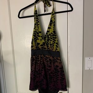 EXPRESS Split Back Halter Top Size 4